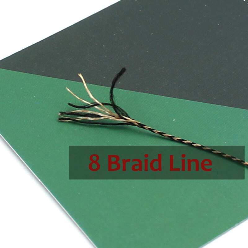 20M Carp Fishing Line 8 Strands Braided Carp Hooklink Camo Brown Soft Hook Link Line 15/25/35lb Carp Rig Wire for Fishing Tackle