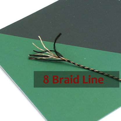 20M Carp Fishing Line 8 Strands Braided Carp Hooklink Camo Brown Soft Hook Link Line 15/25/35lb Carp Rig Wire for Fishing Tackle