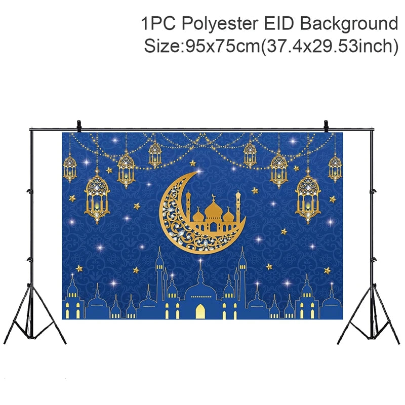 Eid Mubarak Decoration Kareem Happy Ramadan Decoration Muslim Islamic Muslim Festival Decoration Ramadan Supplies Aid Mubarek