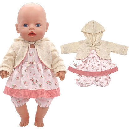 Dolls Out Going Carry Bag Doll Accessory for 43cm Baby New Born Doll Girl for 18 Inch Doll Bag Doll Clothes