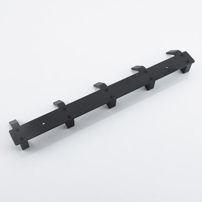 Modern Hanging Hooks for Wall Aluminium Black Towel Holder Bathroom Door Clothe