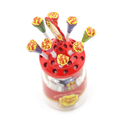 Miniature Food Dessert Sugar Mini Lollipops With Case Holder Candy for Doll House 1/12 Kitchen Furniture Toys Accessories 1:12