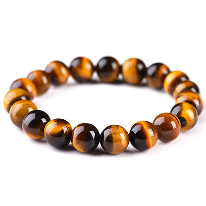 Minimalist 4/6/8/10/12mm 100% Tiger Eyes Beads Bracelet Natural Stone Braslet Accessories Jewelry Pulseras
