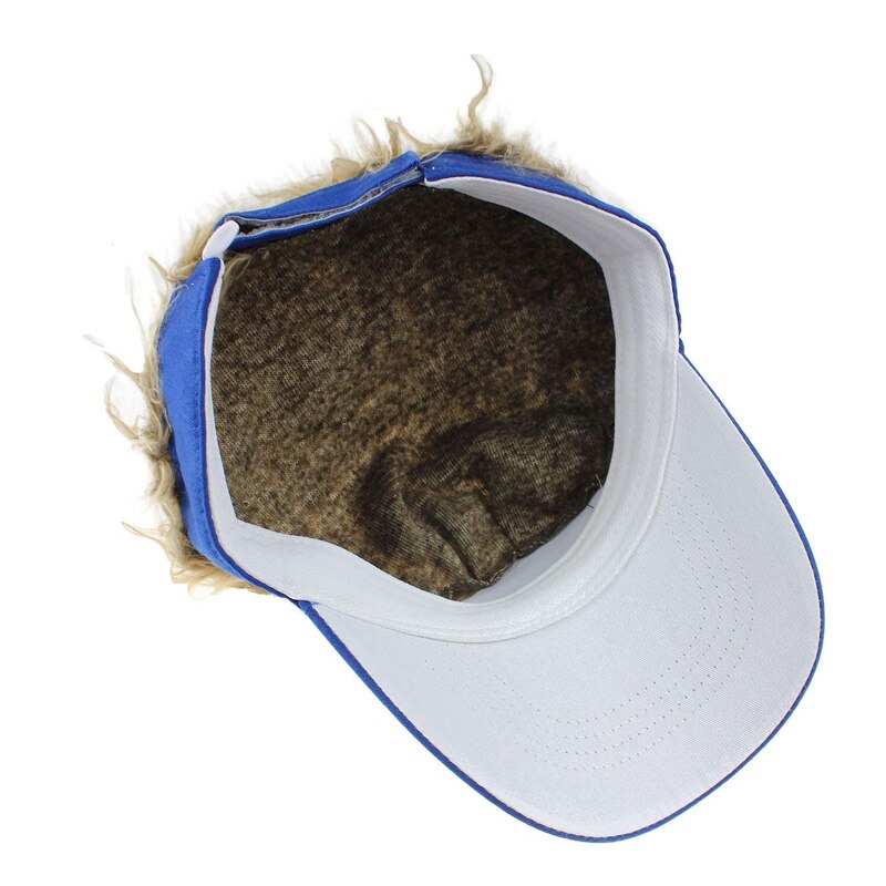 CRESTGOLF Adjustable Fake Hair Golf Cap Men Hat Wig/ Hair Golf Baseball Caps With Several Colors Available