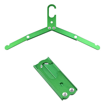 New Aluminum Alloy Folding Clothes Hanger Outdoor Camping Coat Drying Rack Space