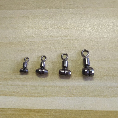 10/20-Pieces New Fishing Swivels 3-Way Swivel S/M/L/Xl Stainless Steel Fishing Connector Swivel Hook for Feeder Carp Fishing