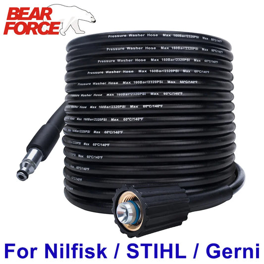 6~10m High Pressure Water Cleaning Hose Pipe Cord Pressure Washer Hose Car Washer Water Hose for Nilfisk STIHL Gerni HUSQVARNA