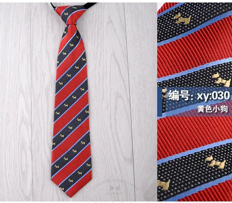 28*6cm Gravata Boys Girls Children's Tie School Class Dance Costume Accessories Band Cartoon Student Tie Necktie Neckcloth