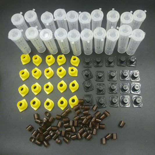 1Set Bees Tools Cages King Queen Rearing Cupkit System Beekeeping Catcher Box Cell Cups Cage Nicot Complete Brood Kit Apicultura