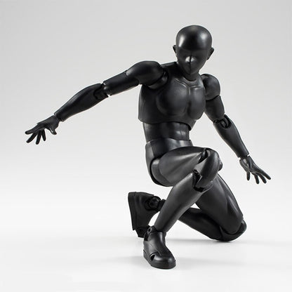 14cm Artist Art Painting Anime Figure SHF Sketch Draw Male Female Movable Body Chan Joint Action Figure Toy Model Draw Mannequin