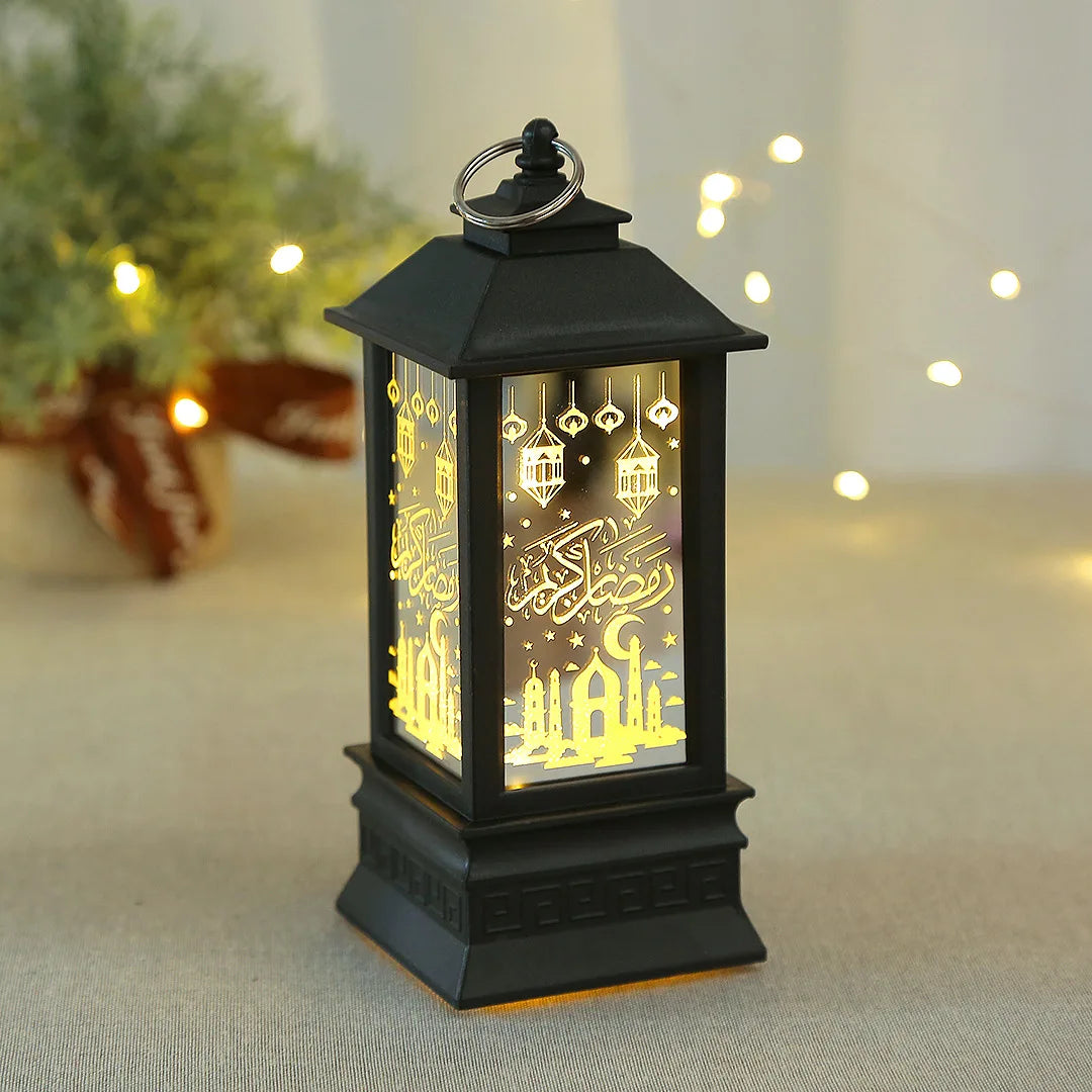 EID Mubarak LED Wind Lights Ramadan Decoration for Islamic Muslim Home Festival Party Decor Ramadan Kareem Eid Al Adha