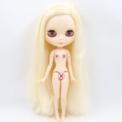ICY DBS Blyth Doll No.3 Glossy Face White Skin Joint Body Special Price 1/6 BJD To