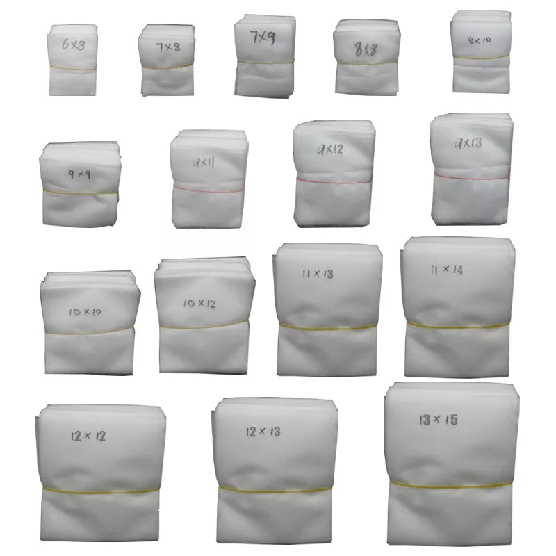 MUCIAKIE 100PCS Flat Fabric Nursery Grow Bags Biodegradable Growing Bags Eco-Friendly Ventilate Plant Root Protection Bags