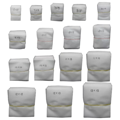 MUCIAKIE 100PCS Flat Fabric Nursery Grow Bags Biodegradable Growing Bags Eco-Friendly Ventilate Plant Root Protection Bags