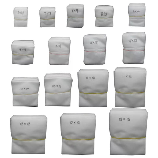 MUCIAKIE 100PCS Flat Fabric Nursery Grow Bags Biodegradable Growing Bags Eco-Friendly Ventilate Plant Root Protection Bags