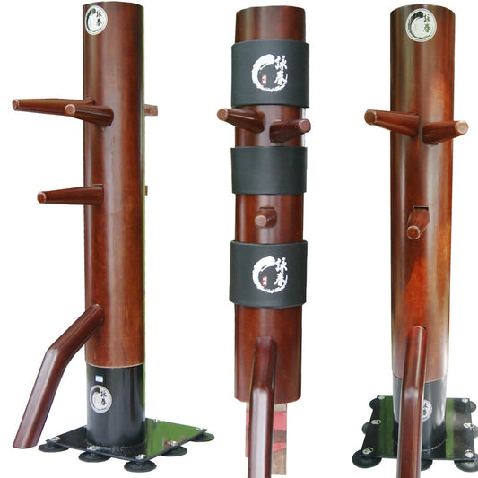 Kung Fu Wing Chun as Wooden Dummy Special Thick Pad  Wing Chun Kung Fu Wooden Dummy Head Protect