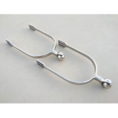 Roller Ball Spurs Horse Smooth 30mm Neck Stainless Steel Horse Riding Soft Gentle Spur