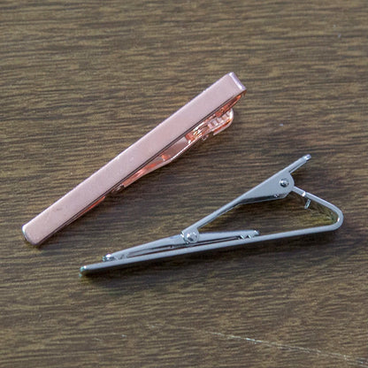 New Simple Style Tie Clip for Men Metal Tone Simple Bar Clasp Practical Necktie Clasp Tie Pin for Mens
