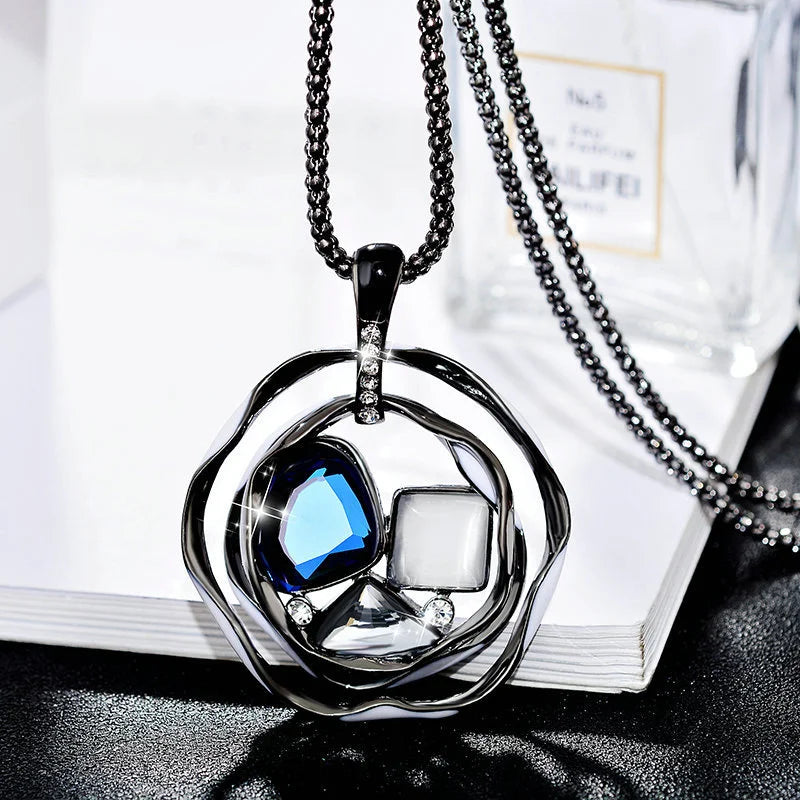 Long Necklaces & Pendants for Women Maxi Collier Femme Geometric Chain Fashion Necklace Statement Colar Accessories Jewelry 2022