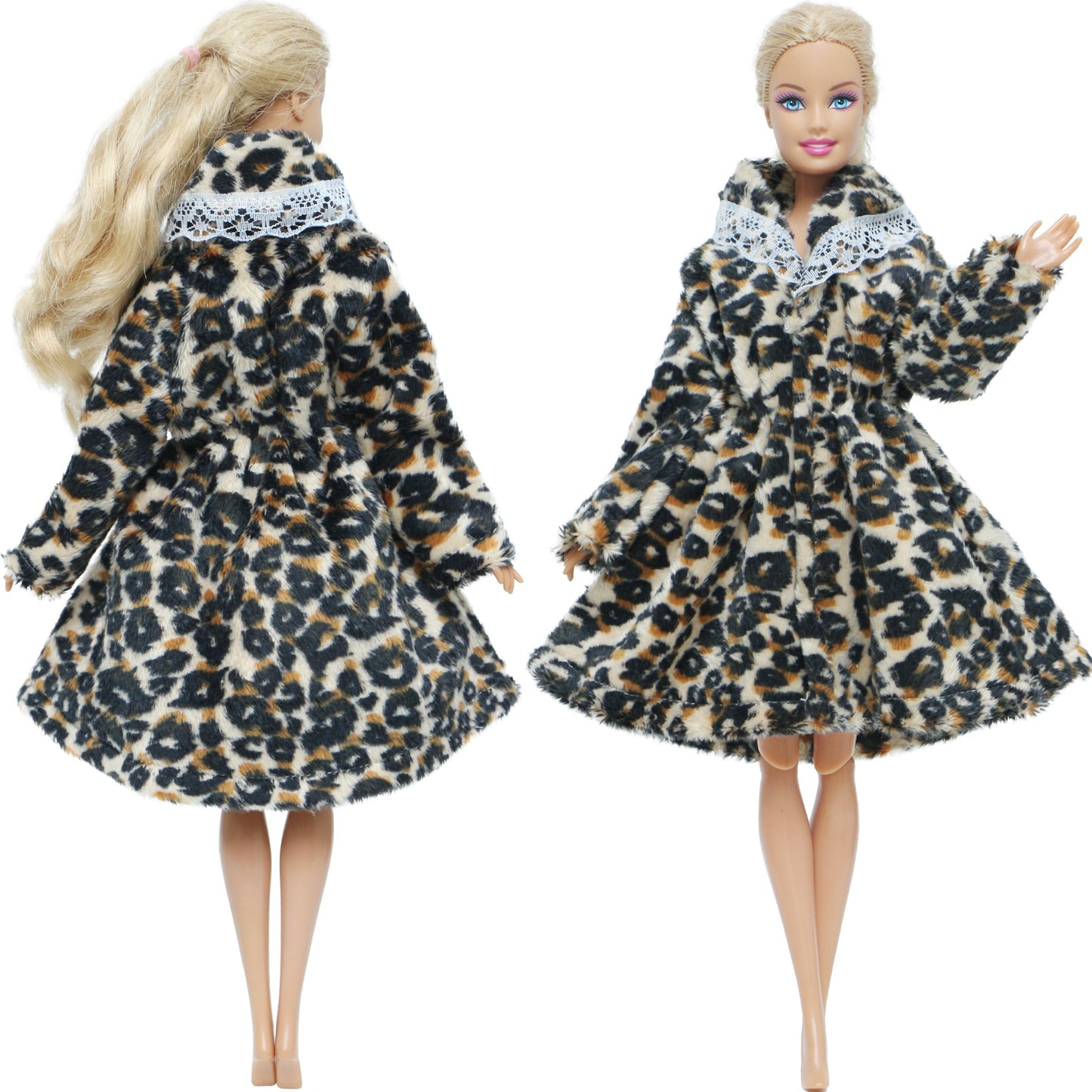 1 PCS Handmade Fashion Outfit Short Dress Cartoon Cute Pattern T-Shirt Pants Trousers Accessories Clothes for Barbie Doll Toys
