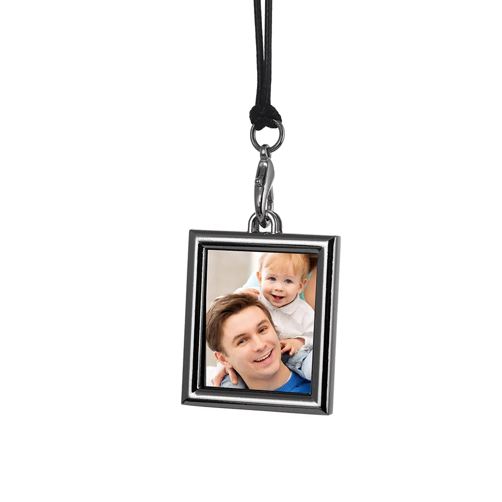 Creative Car Pendant Photo Frame Auto Ornaments Interior Rear View Mirror Decoration Love Family Girl Friends Photos Cars