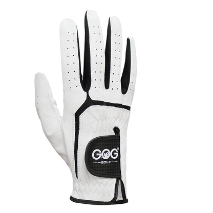 Pack 1 Pcs Golf Gloves Men Cabretta Leather Breathable Left/Right LH/RH Hand Non-Slip Men Golf Glove