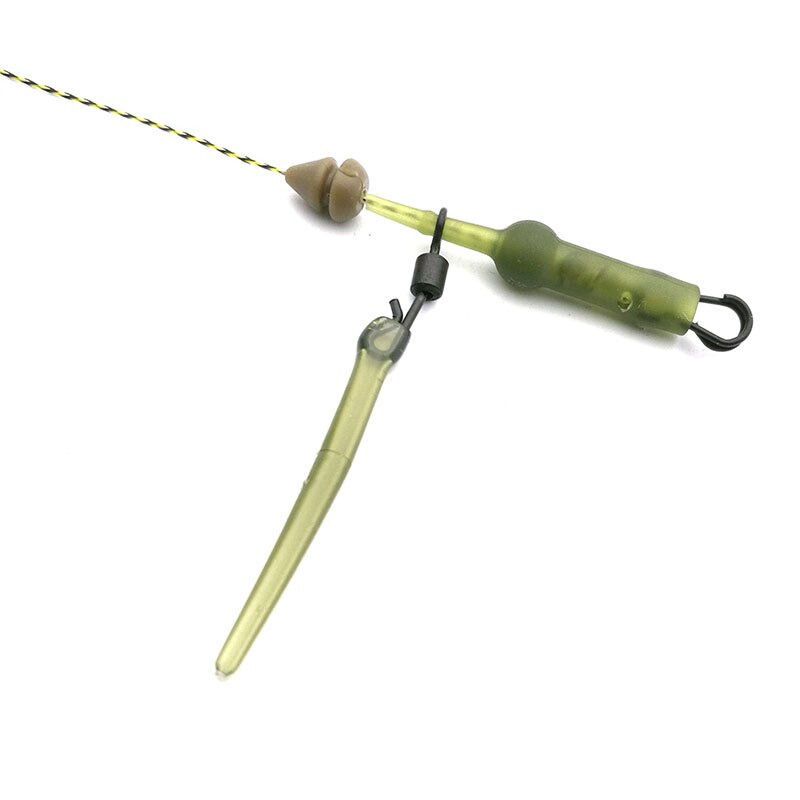 50Pcs/Set Carp Fishing Chod Rig Safety Sleeves Lead Clips Slide Heli Rigs Coarse Carp Fish Tackle Accessories
