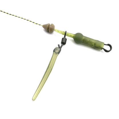50Pcs/Set Carp Fishing Chod Rig Safety Sleeves Lead Clips Slide Heli Rigs Coarse Carp Fish Tackle Accessories