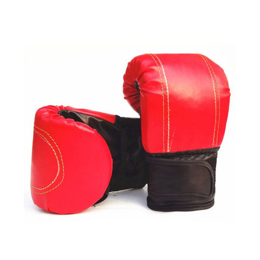 Adult Sanda Gloves Pu Skid-Proof Exposure Finger Boxing Sandbag Gloves Taekwondo