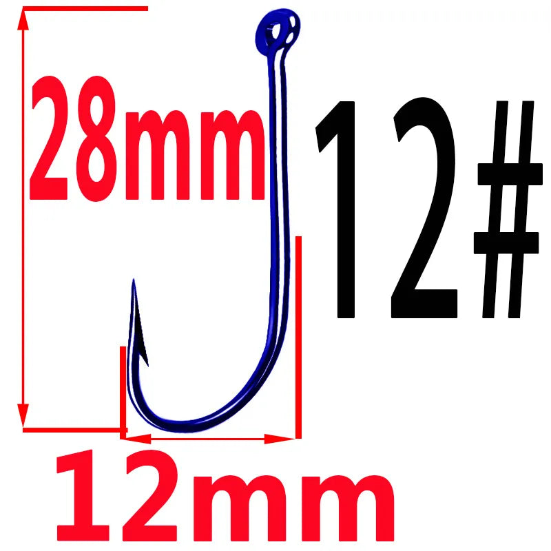 50pcs Fishing Hooks Fishing Tackle Durable Fishhooks Carp Barbed Hook Ocean River Lake  Bait Lure Fish Tool