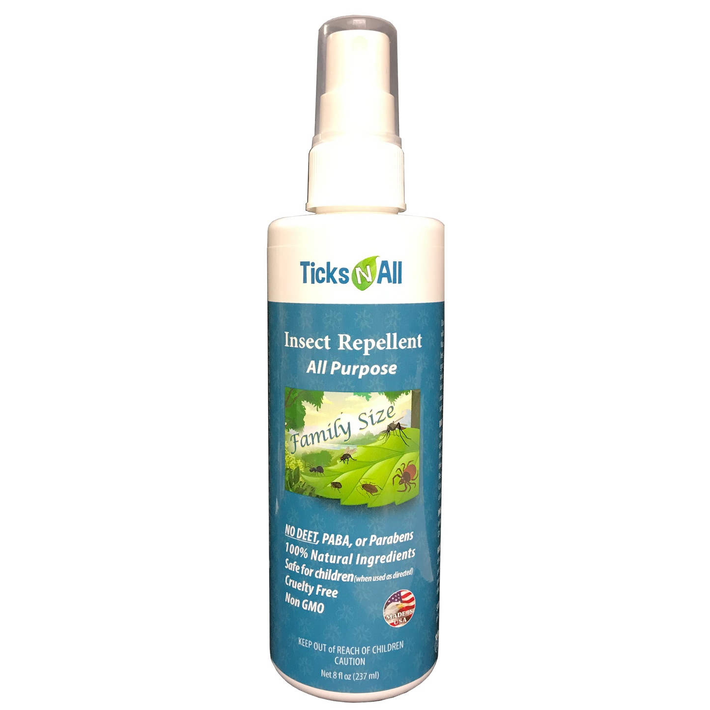 All Natural All Purpose Insect Repellent 8oz