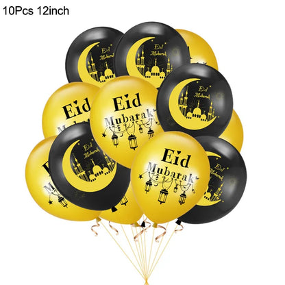 Wooden EID Mubarak Decoration Ramadan Mubarak Ornaments Islamic Muslim Pendant Eid Al Adha Party Supplies Ramadan Kareem