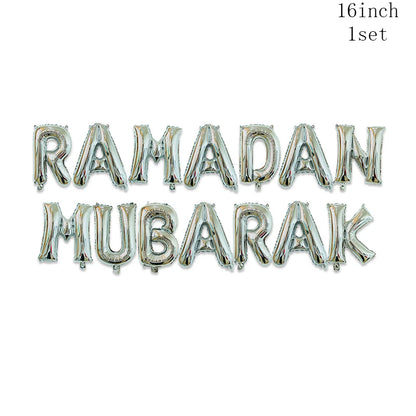 Ramadan Decoration Party Supplies EID Mubarak Paper Plate Cup for Ramadan Mubarak EID Party Home Decoration Islam Muslim Party