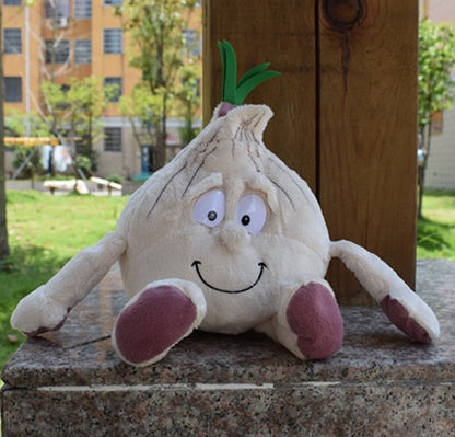 New Fruits Vegetables Banana Pear Brcoccoli  Watermelon Bee Ladybird Lemon Mushroom Pineapple Starwberry 9" Soft Plush Doll Toy