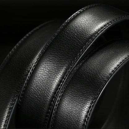 Leather Belts for Men Automatic Male Belts Cummerbunds Leather Belt Men Black Belts Cinturon Hombre