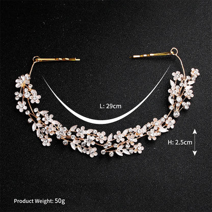 Miallo Classic Crystal Wedding Hair Vine Bridal Hair Jewelry Accessories Headpieces Women Headbands Princess Tiaras and Crowns