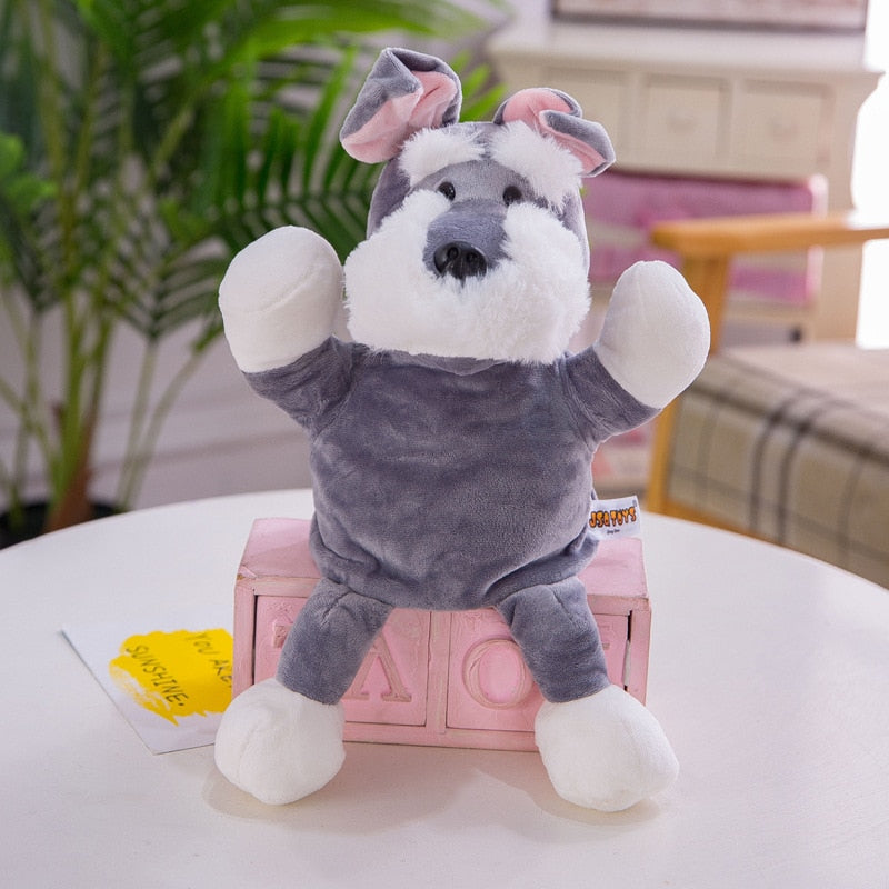 30cm Cute Whole Body Animal Hand Puppet Plush Toy Kindergarten Story Interactive Props Parent-Child Game Glove Dolls