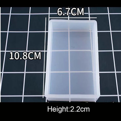 1PC Cube Cuboid Pendant DIY Necklace Jewelry Mold Pendants Crystal Scale Jewelry Resin Molds for Jewelry Making Tool