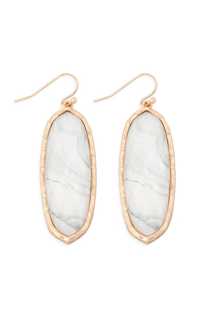 Ae0341 - Printed Epoxy Earrings