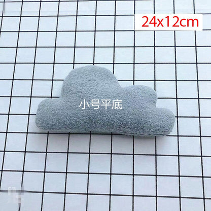 Cute 3 Sizes Cloud Shaped Pillow Cushion Stuffed Plush Toy Bedding Baby Room Home Decoration