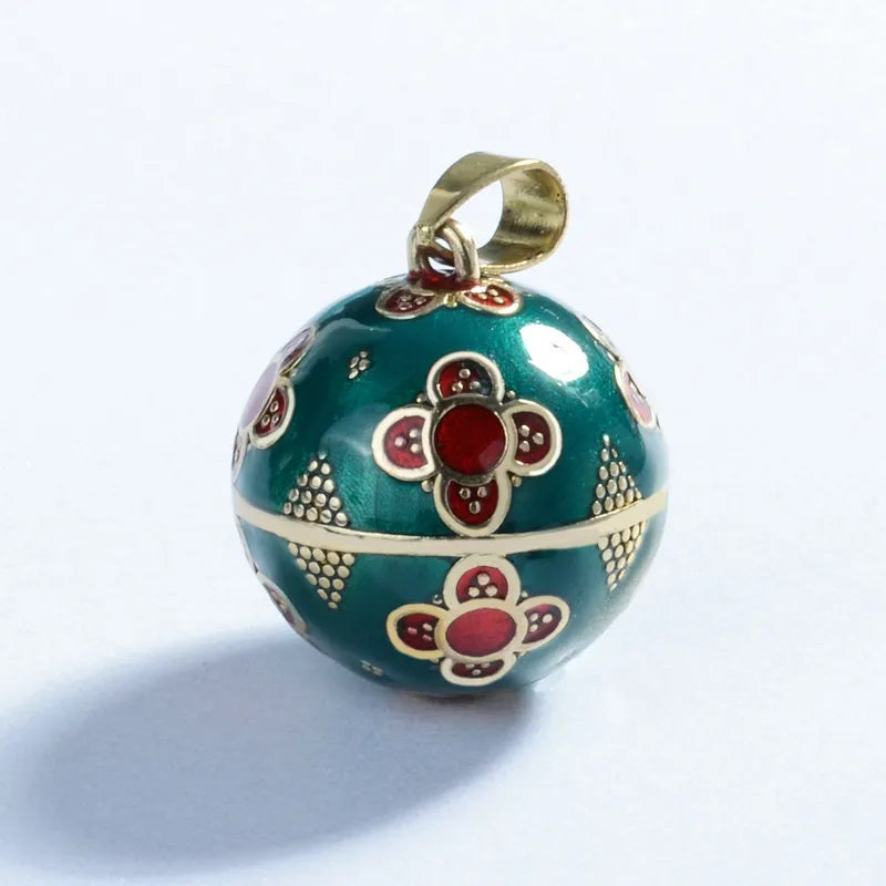 Eudora Harmony Ball Pendant Necklace Pregnancy Chime Ball Mexcian Bola Pendants Wishing Balls Fine Jewelry for Women