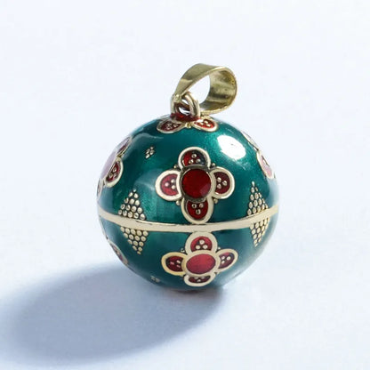 Eudora Harmony Ball Pendant Necklace Pregnancy Chime Ball Mexcian Bola Pendants Wishing Balls Fine Jewelry for Women
