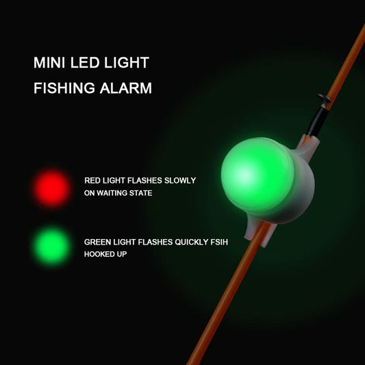 Strike Alert LED Fishing Alarm Rod Tip Carp Night Fishing Light Auto Recognition Bite Alarm Fishing Accessories With Battery