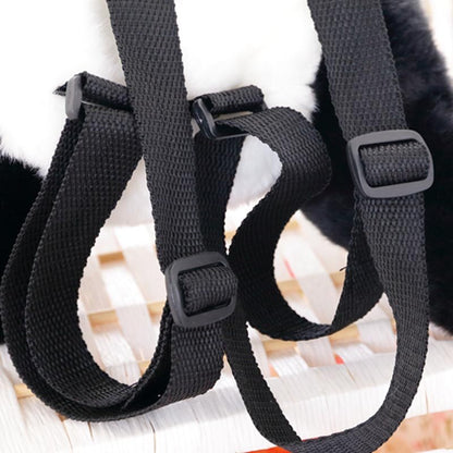 Panda Backpacks Stuffed Animal Bag Girls Boys Plush Adjustable Schoolbags Kindergarten Plush Backpack Toys Children