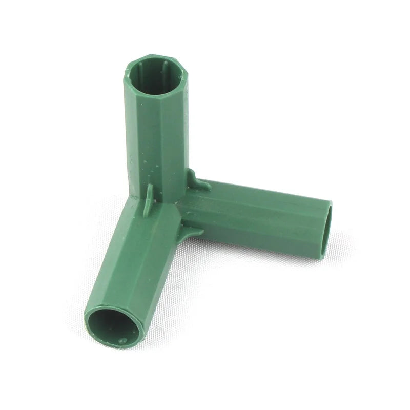 2pcs 11 16mm Plastic Gardening Pillar Connectors Vegetable Climbing Plants Brackets Trellis Awnings Pipe Pole Connect Joints
