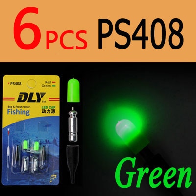 ICERIO 6PCS Electronic Light Sticks Night Fishing Float Rod Light Water Proof Fish Gathering Glow Lamp Lights Luminous Sticks