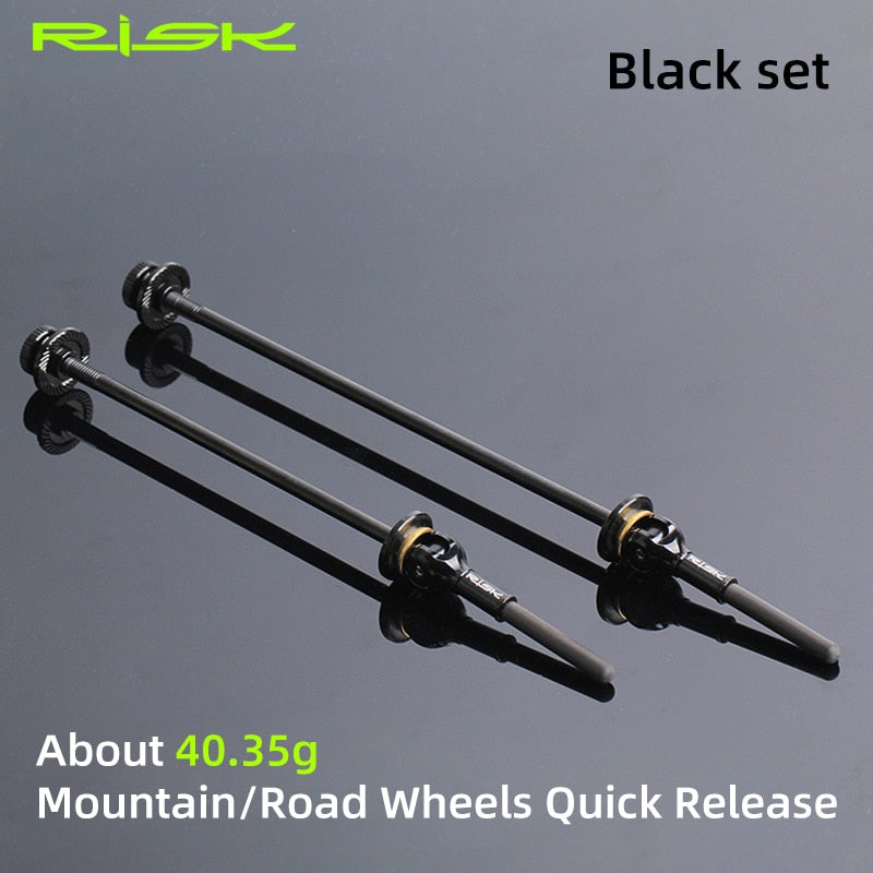 Ultra-Light 48g/Pair Titanium Ti Axis Skewers QR MTB Road Bike Bicycle Quick Release Front 100 Rear 130/135mm Wheel Hub Skewers