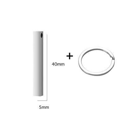 Custom Phone Number Logo Name Keychain Women Men Car Key Ring Laser Engraveing Key Chain Stainless Steel Personalized