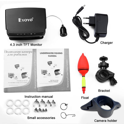 Eyoyo EF43A 20M Fish Finder 4.3" 1000TVL Underwater Ice Carp Fishing Camera for Winter Sea Fishing Tackle Accessories Pesca