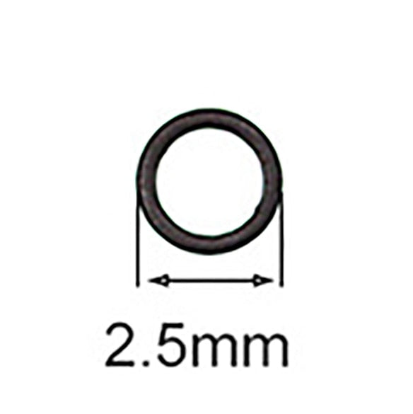 Rompin 100pcs/Bag 3.1mm 3.7mm Carp Fishing Round Rig Ring Fishing Tackle Accessories Quick Change O Rings